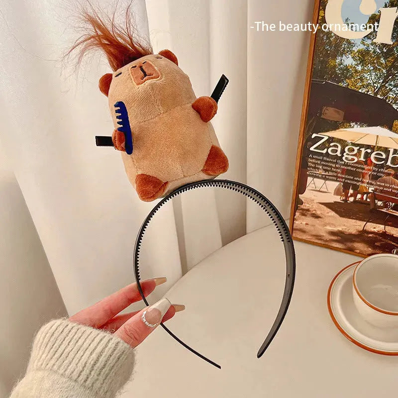 Creative Funny Cute Plush Doll Hairpin - Bellarte Enchanté Creative Funny Cute Plush Doll Hairpin